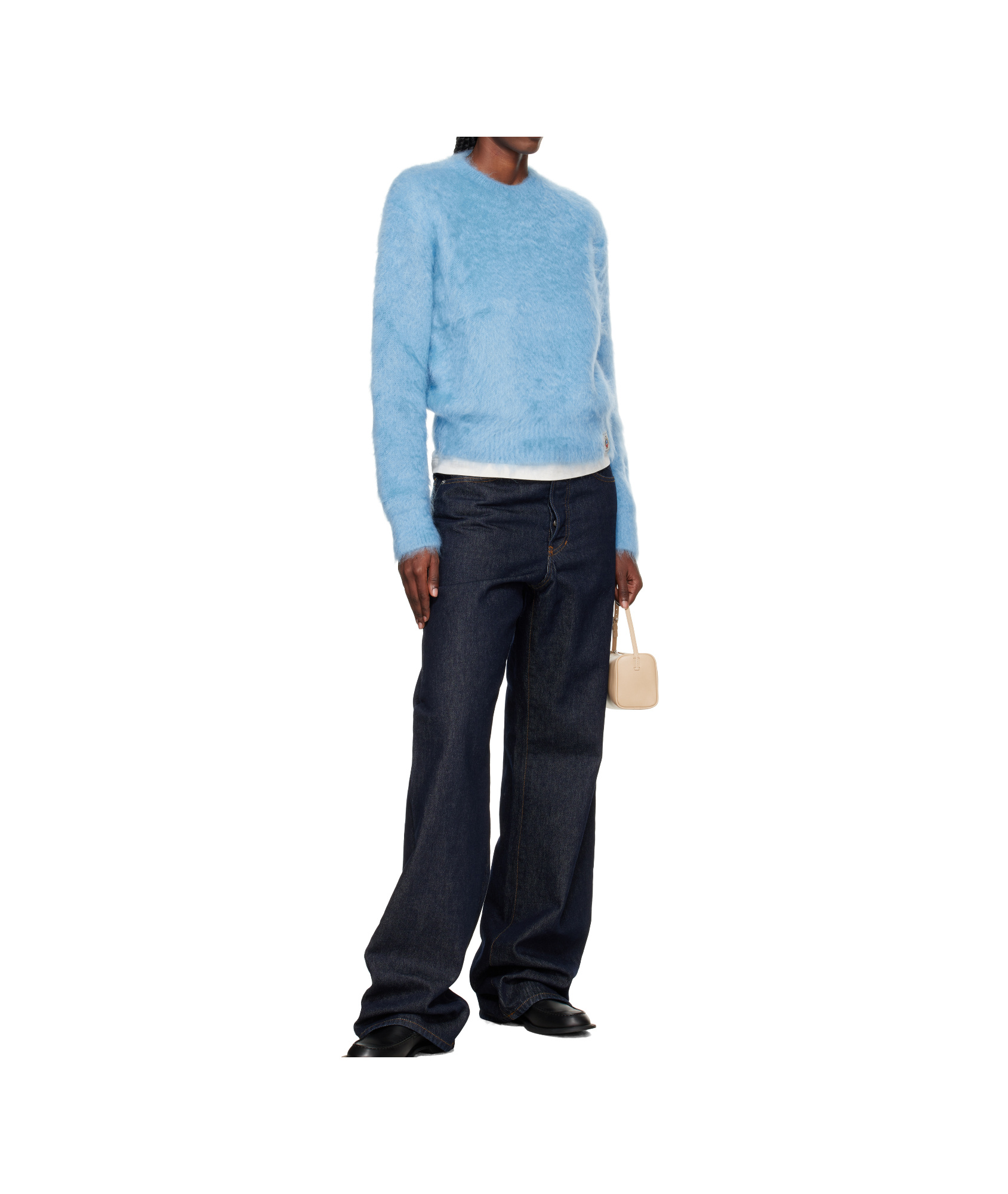 Bally Crew Neck Sweater In Blue
