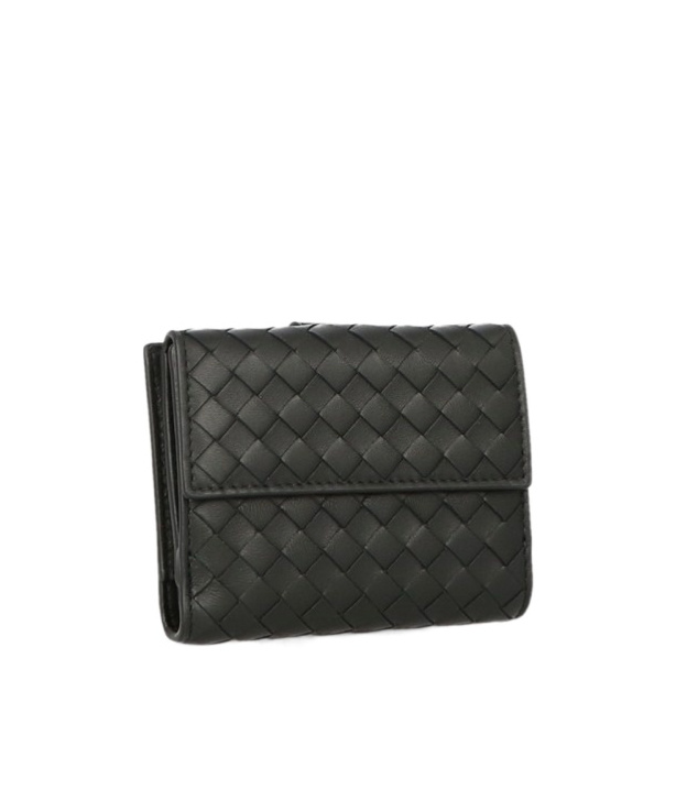 Bottega Veneta Folding Wallet In Black