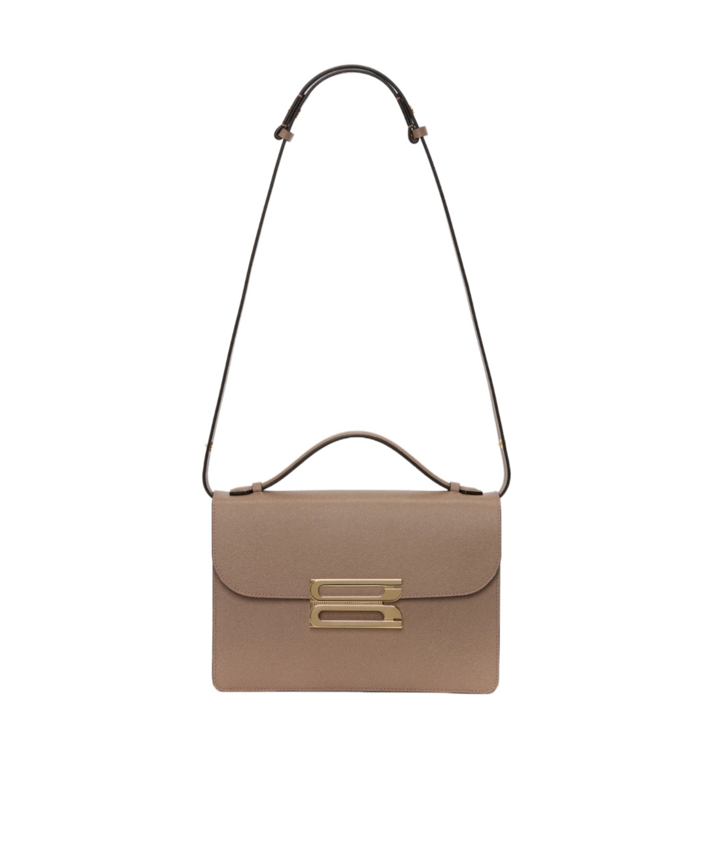 Victoria Beckham Dorian Tote Bag In Brown
