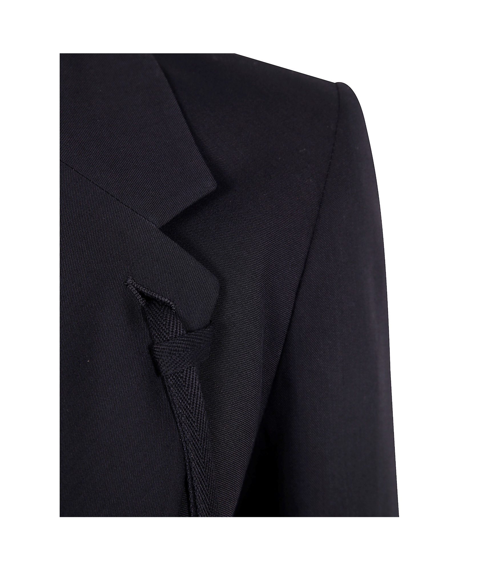 Ann Demeulemeester Disa Light Asymmetric Deconstructed Jacket In Black