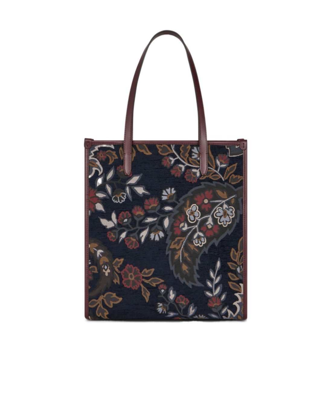 Etro Medium Love Trotter Jacquard Tote Bag In Black