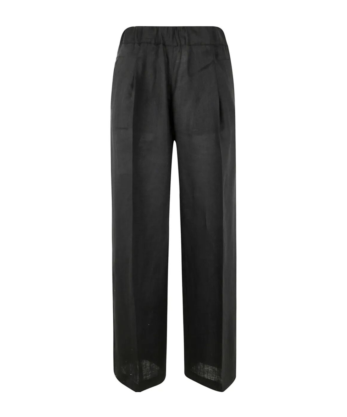 Shop Semicouture Linen Trousers