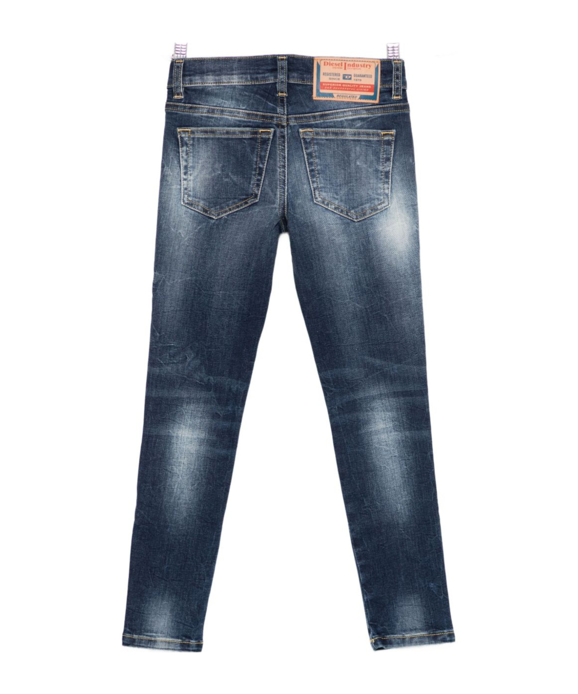 Diesel Belt Loop Jeans In Blue