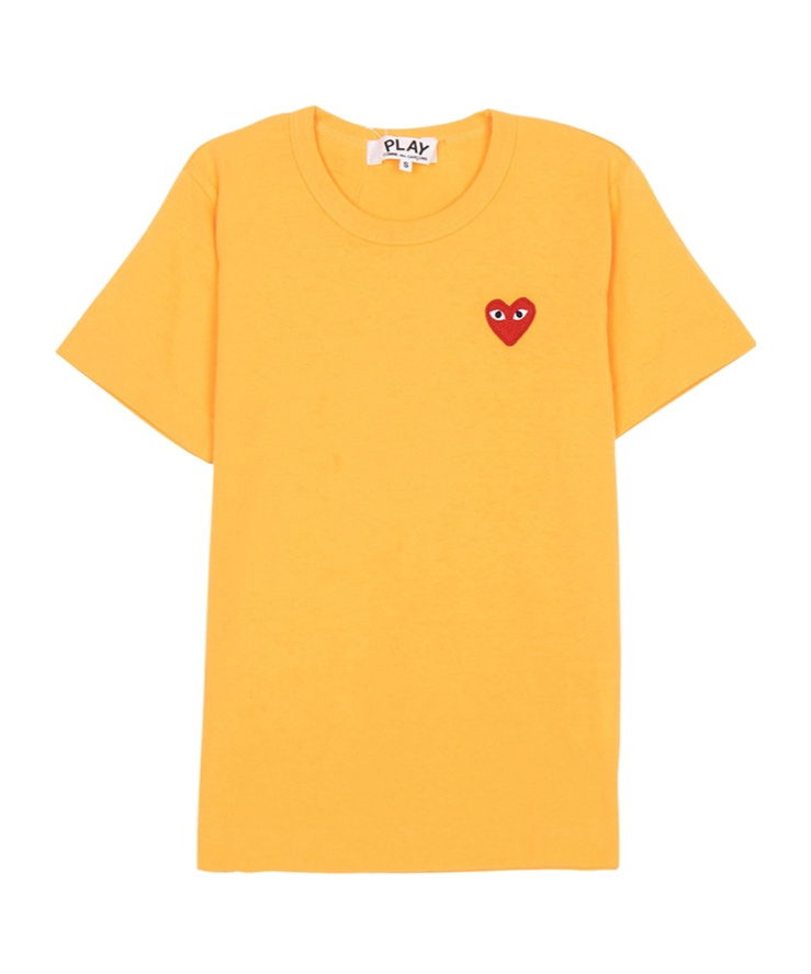 Comme Des Garçons Short-sleeved T-shirt In Yellow