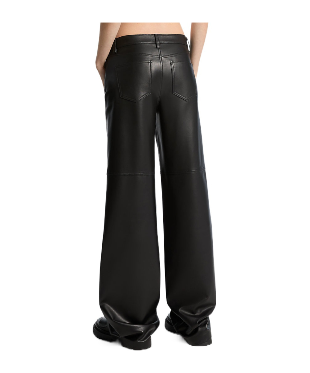 Michael Michael Kors Michael By Michael Kors Leather Pants In Black