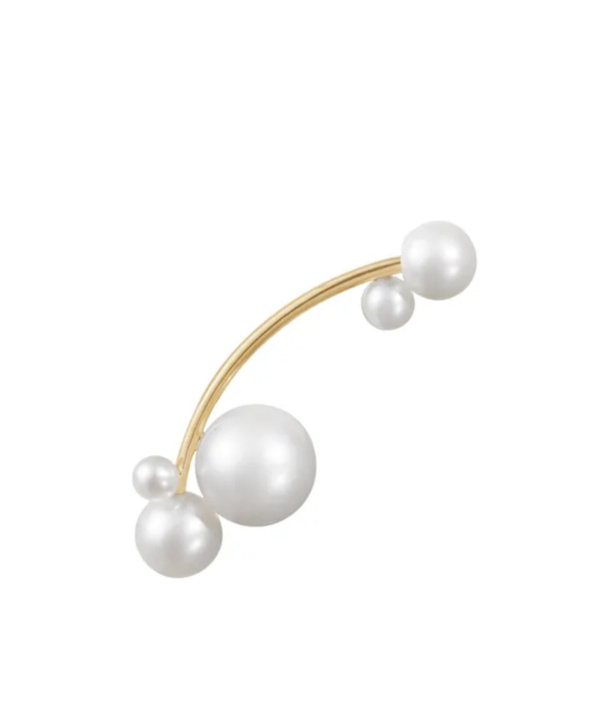 Sophie Bille Brahe Pearl Earrings In White