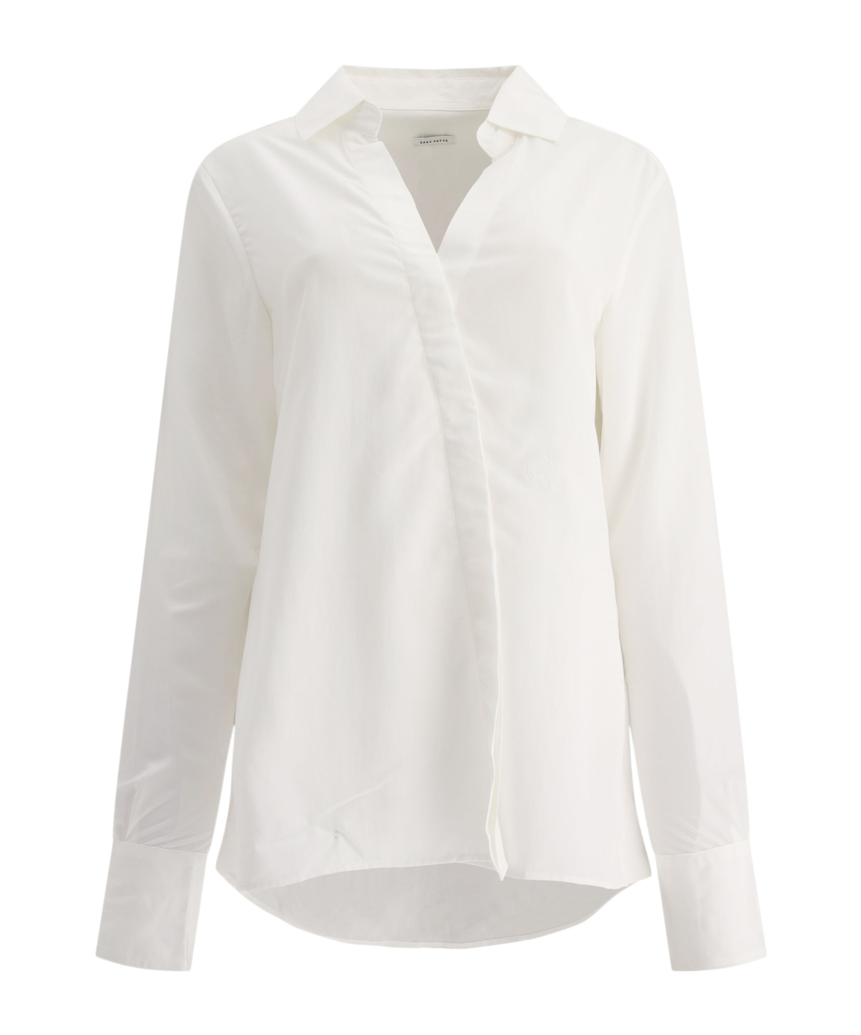 Saks Potts Irene Shirts White In White
