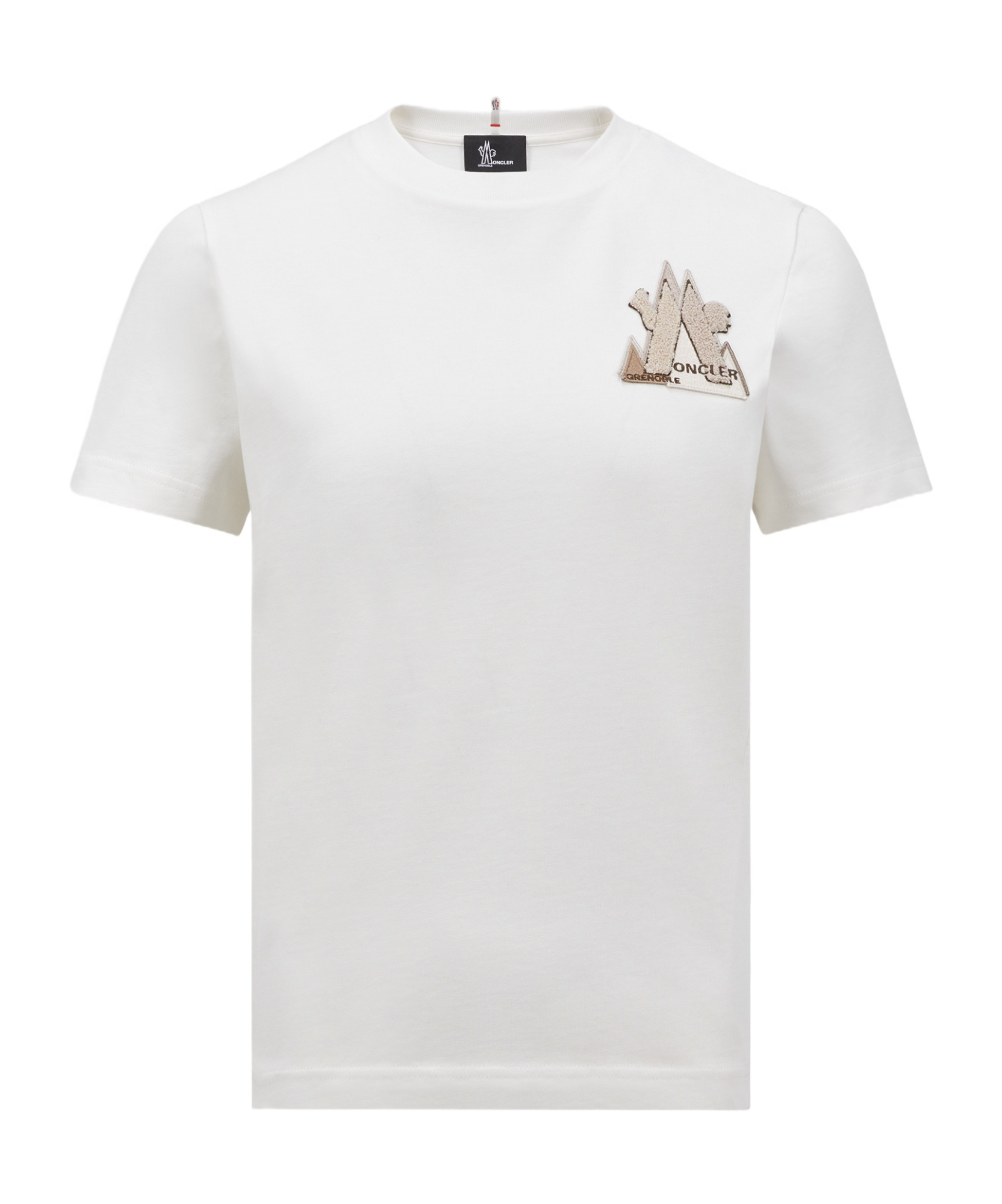 Moncler Mountain-logo T-shirt In White