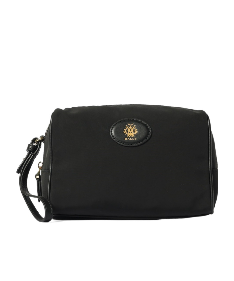 Bally Handle Clutch Bag In Black