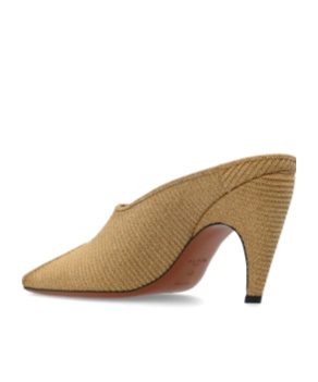 Alaïa Open-toed High-heeled Sandals In Brown