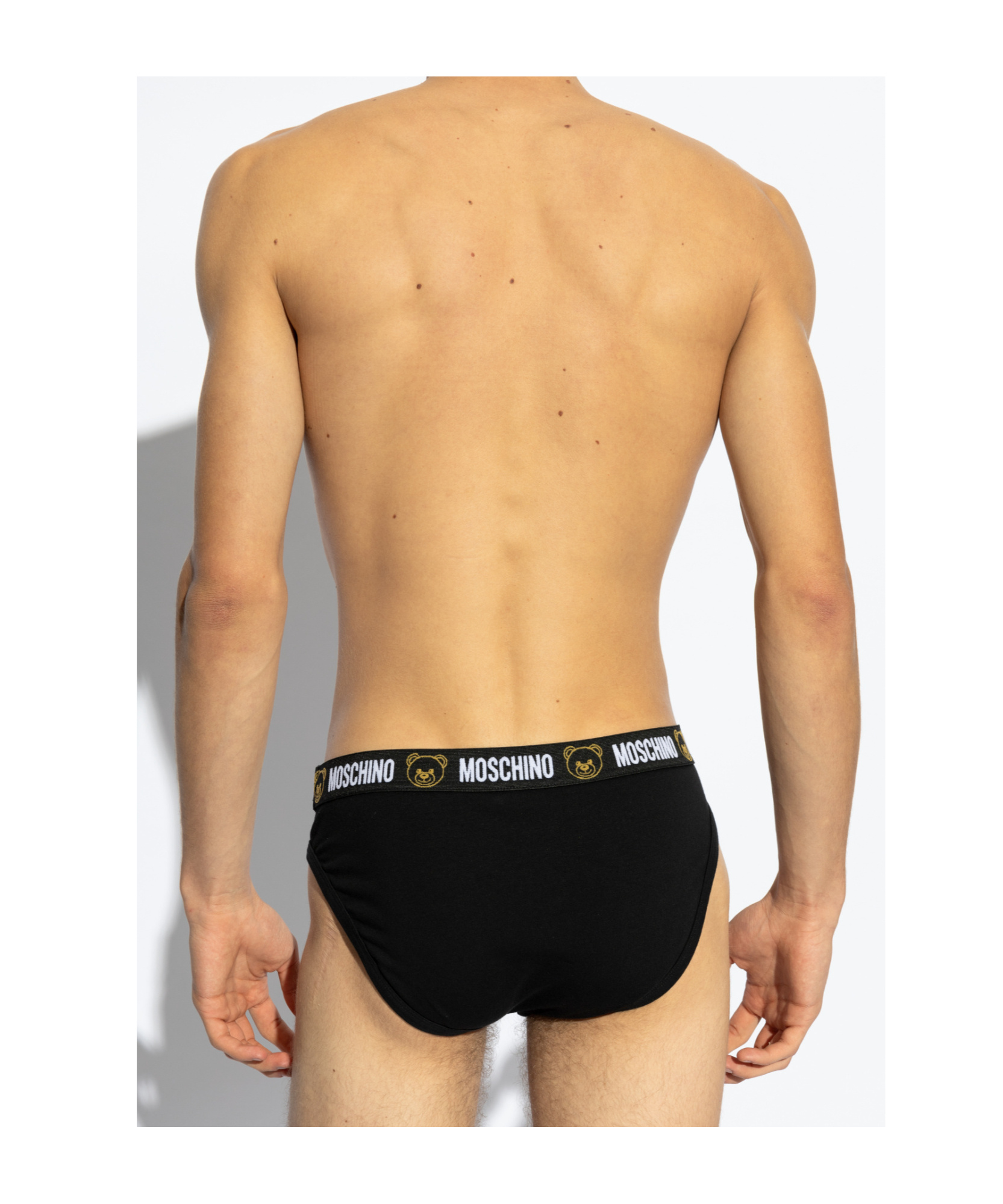 Moschino Two Piece Briefs Pants In Black
