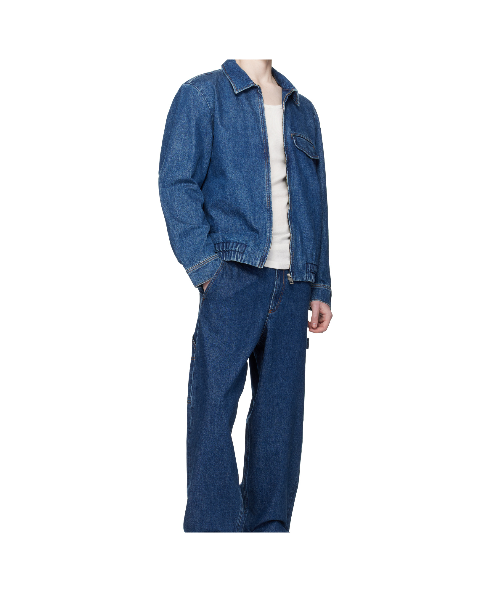 Apc Denim Jacket In Blue