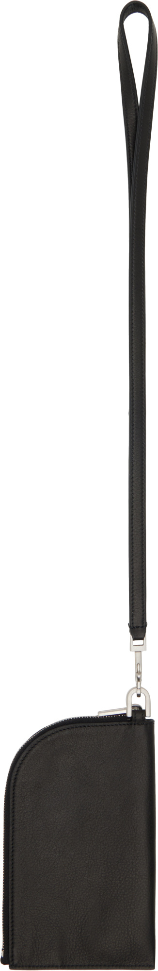 Rick Owens Concordians Neck Bag In Black