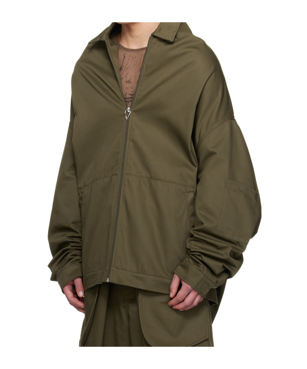 Jean Paul Gaultier Khaki Shayne Oliver Edition Jacket