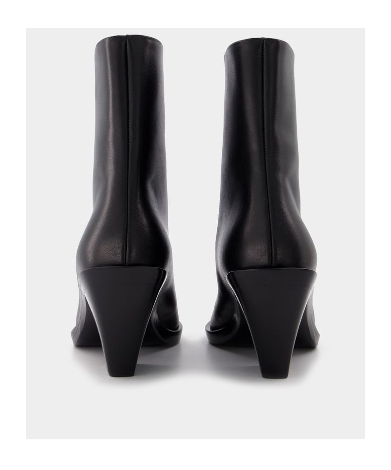 Shop Elleme Paris Sculpted 85mm Block-heel Boots In Black