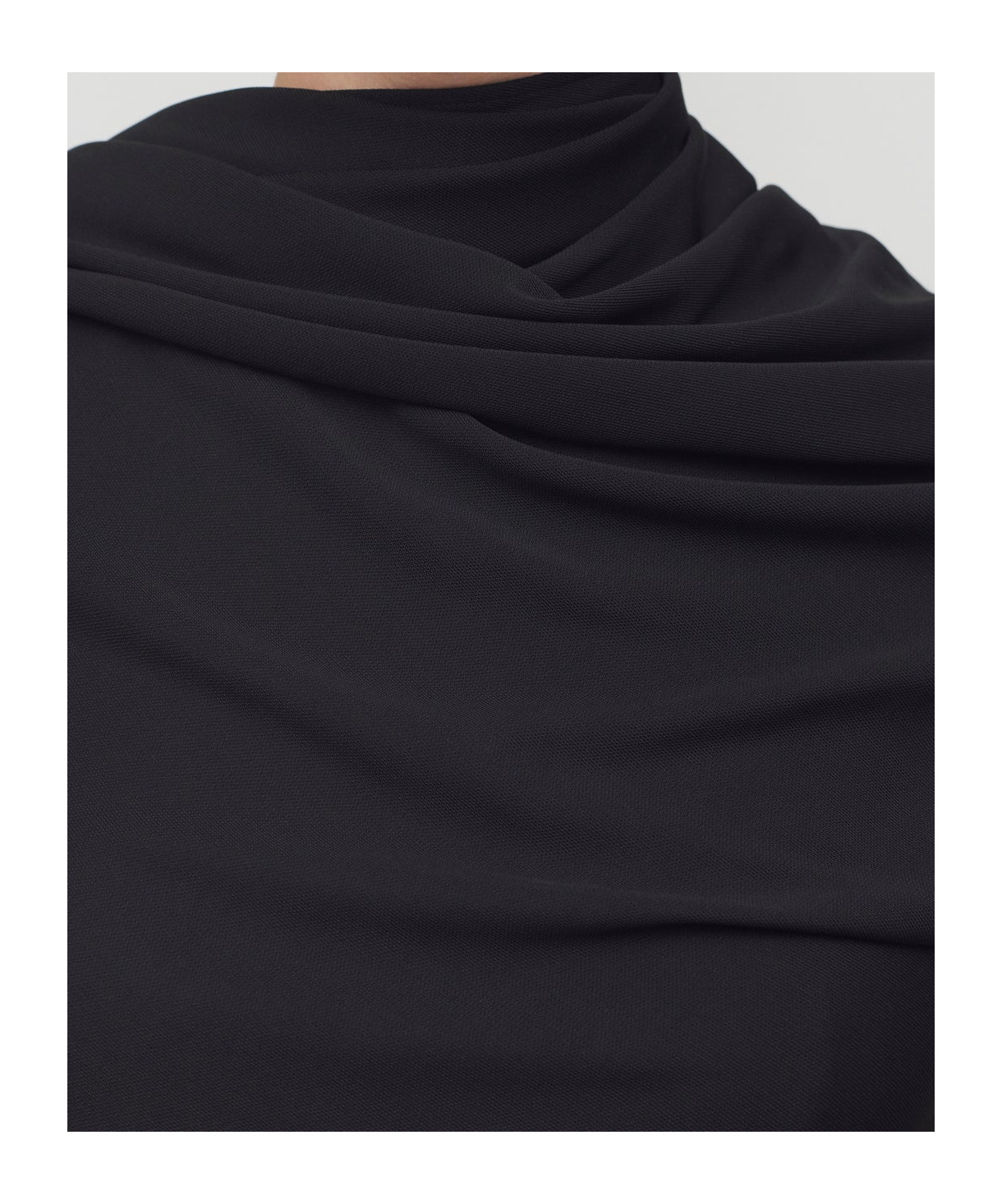 The Row Isadra Draped One-shoulder Top In Black