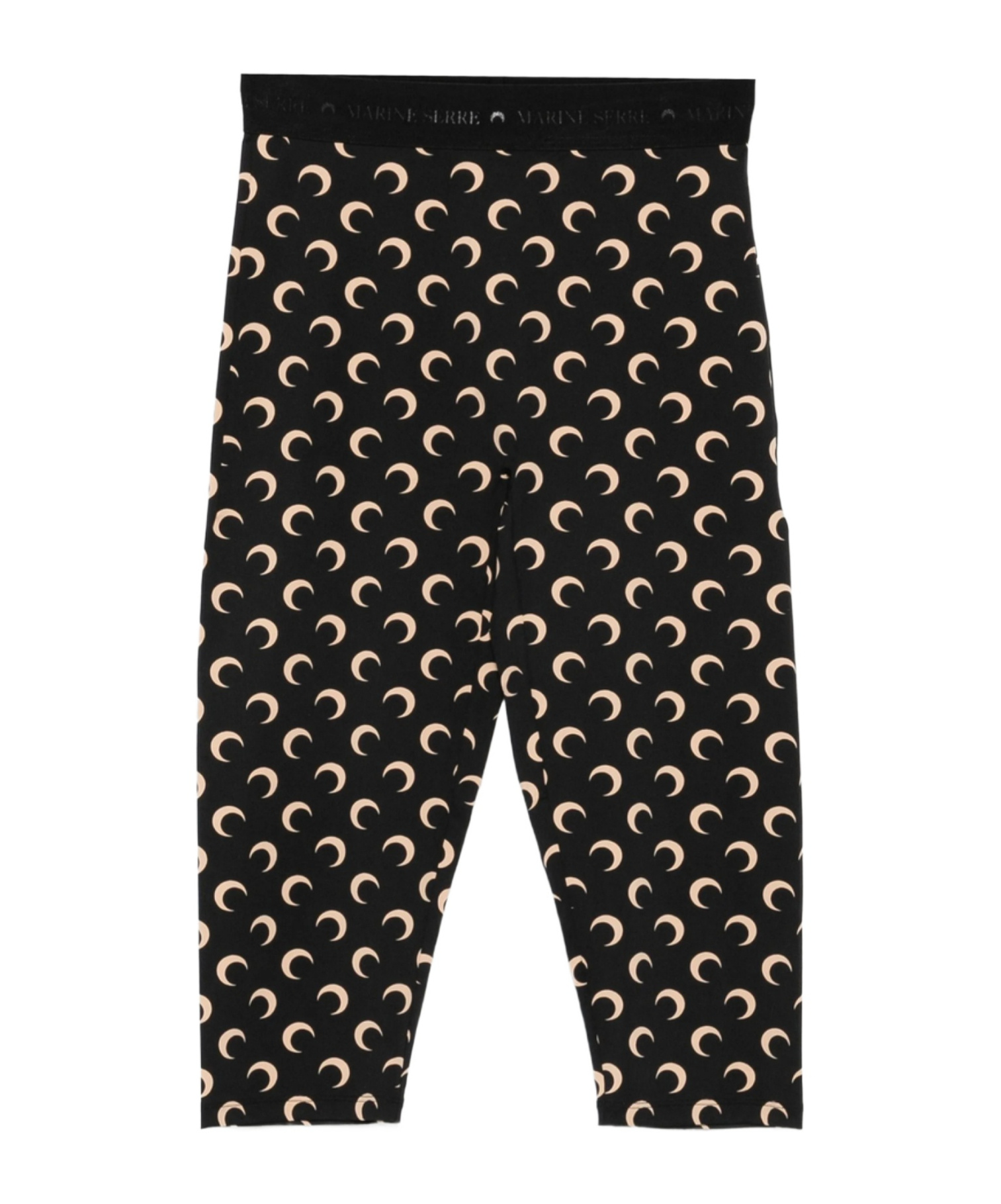 Marine Serre Crescent Moon-print Trousers In Blue
