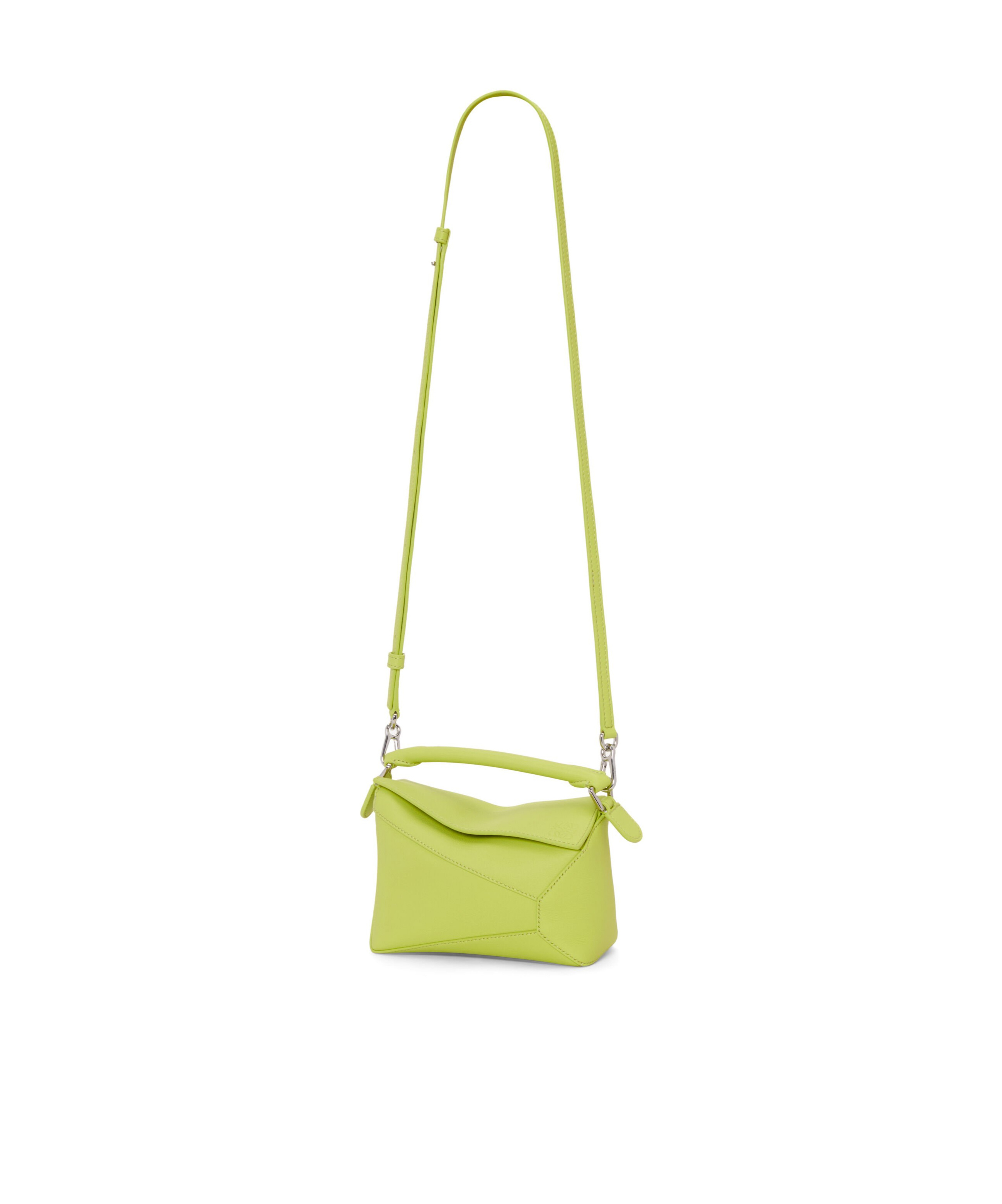 Loewe Adjustable Shoulder Strap Mini Shoulder Bag In Green