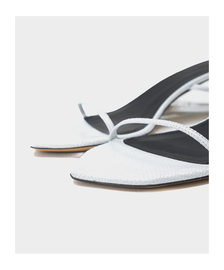 Isabel Marant Open-toed High-heeled Sandals In White