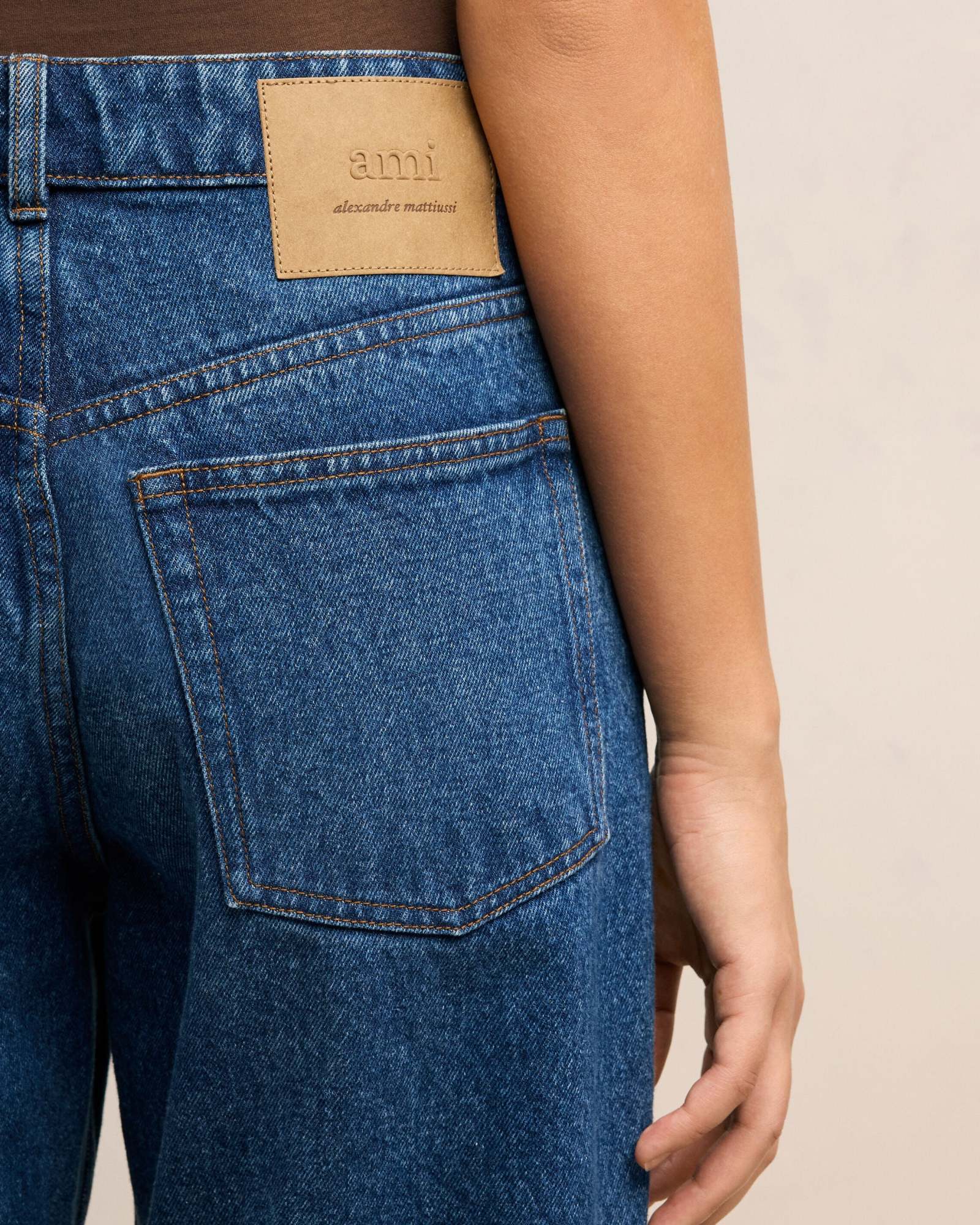 Ami Alexandre Mattiussi Ami Paris Straight-leg Slim Fit Jeans In Blue