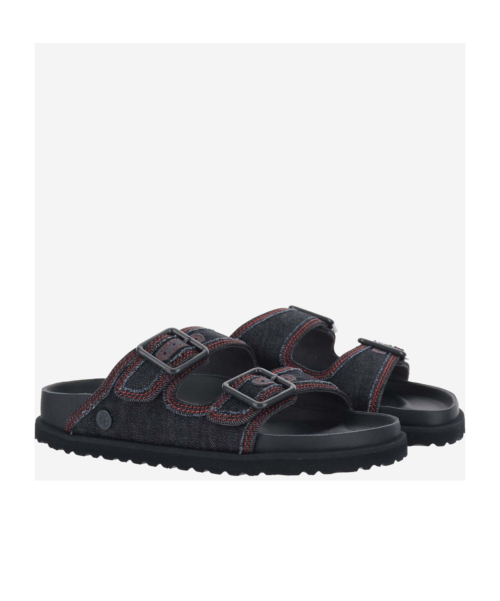 Shop Birkenstock Arizona Slides In Black
