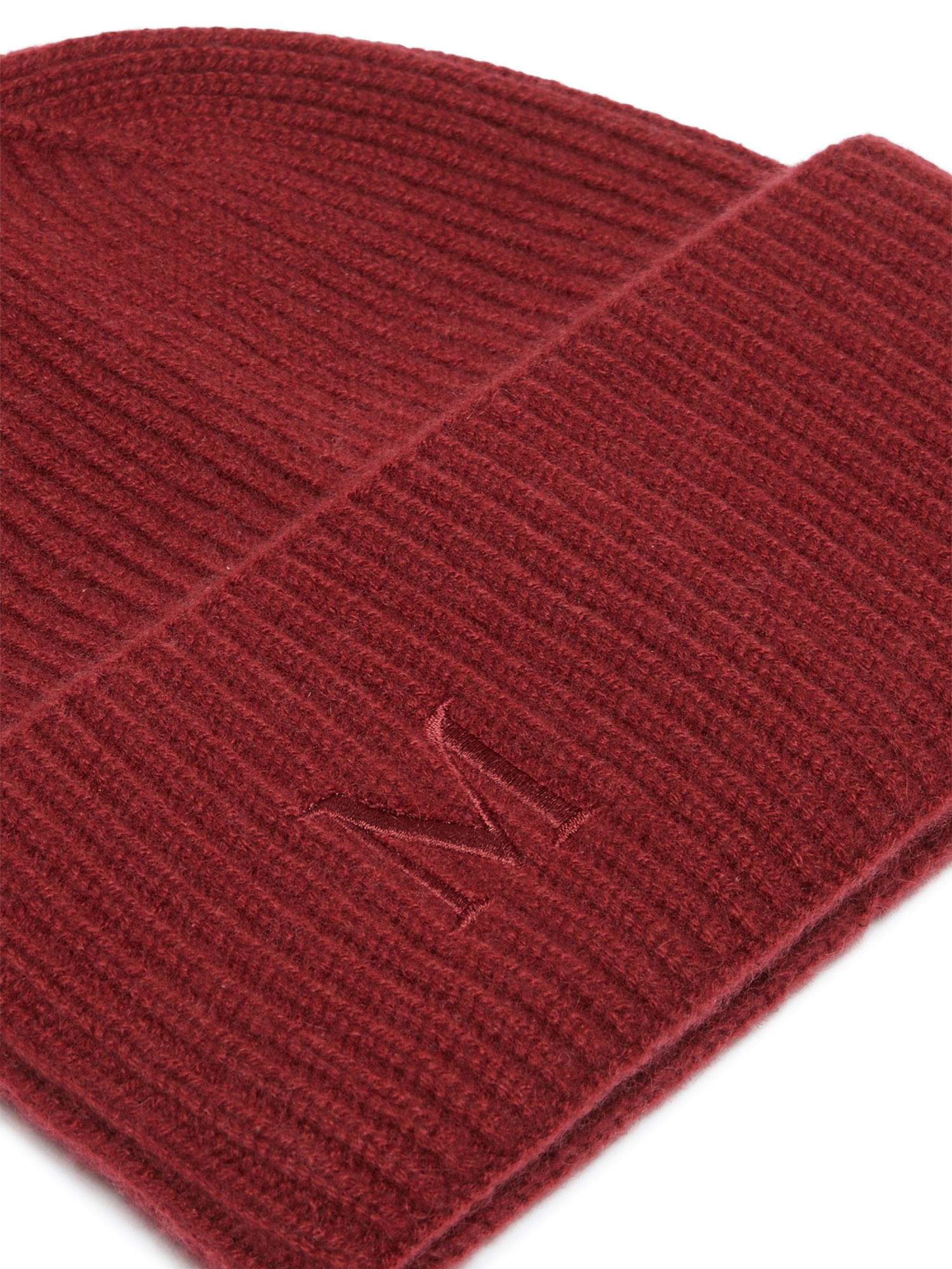 Max Mara Rib-knit Cashmere Beanie Hat In Brown