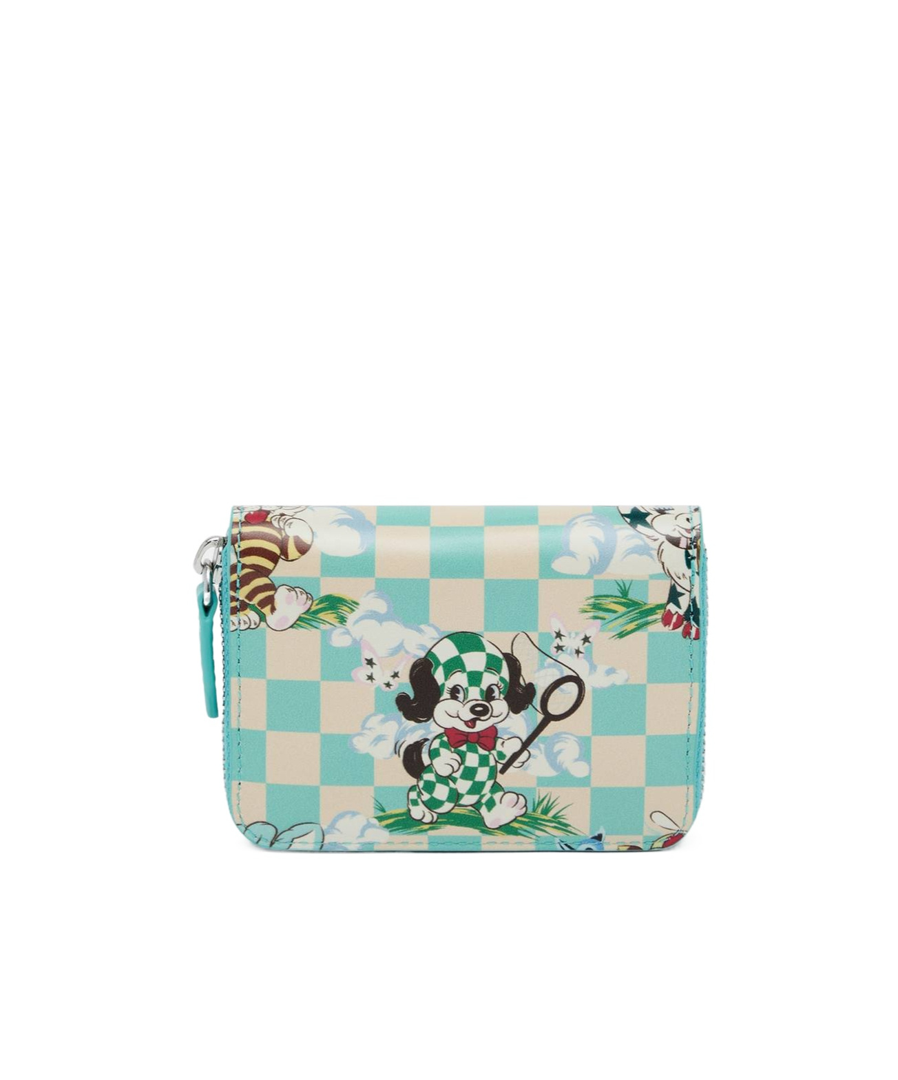 Kenzo Cartoon Zip Wallet In Green