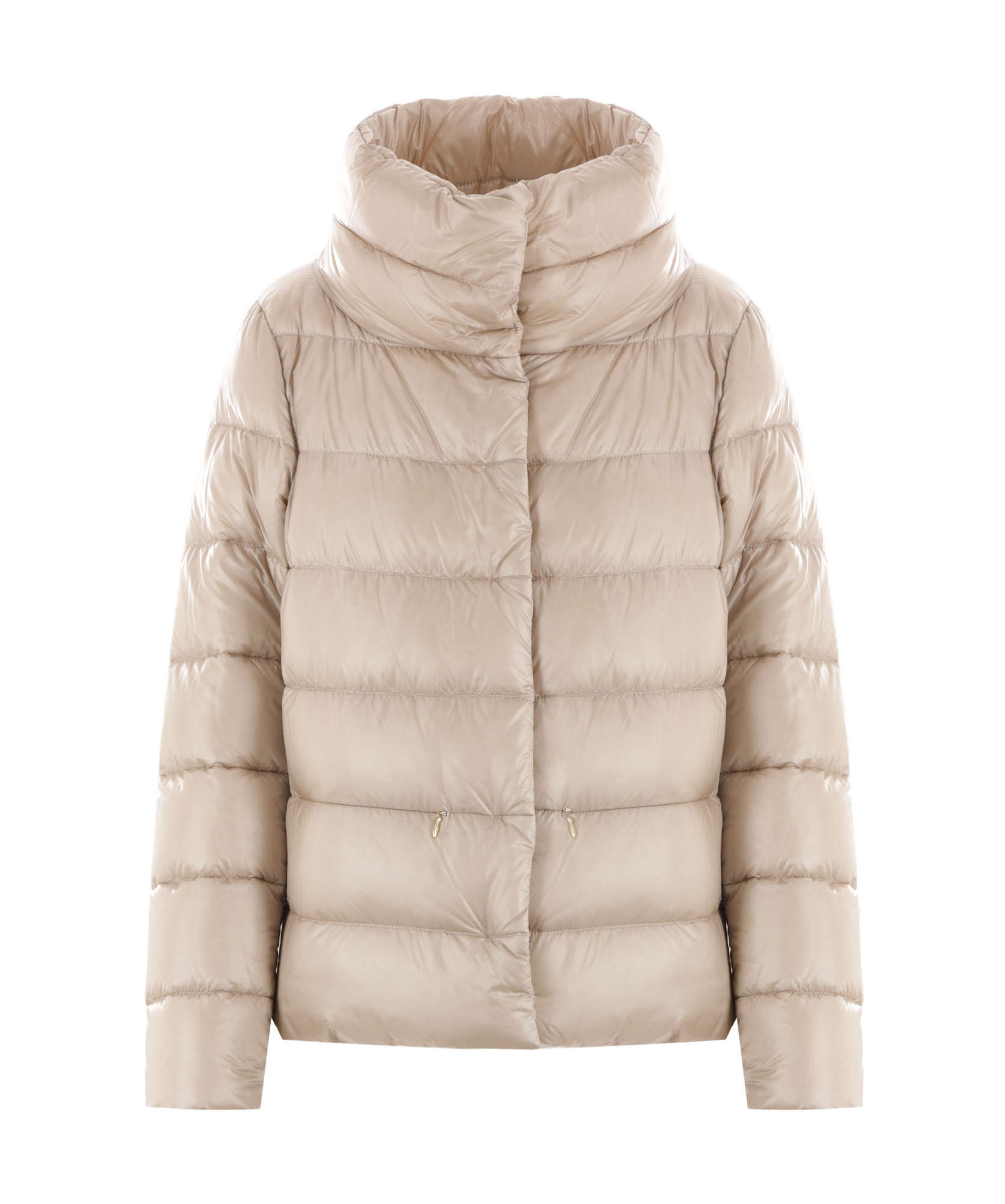 Herno Right-collar Down Jacket In Nude