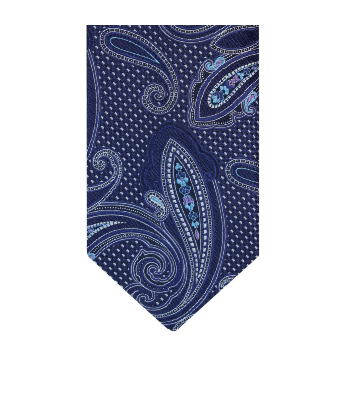 Etro Patterned Tie In Blue