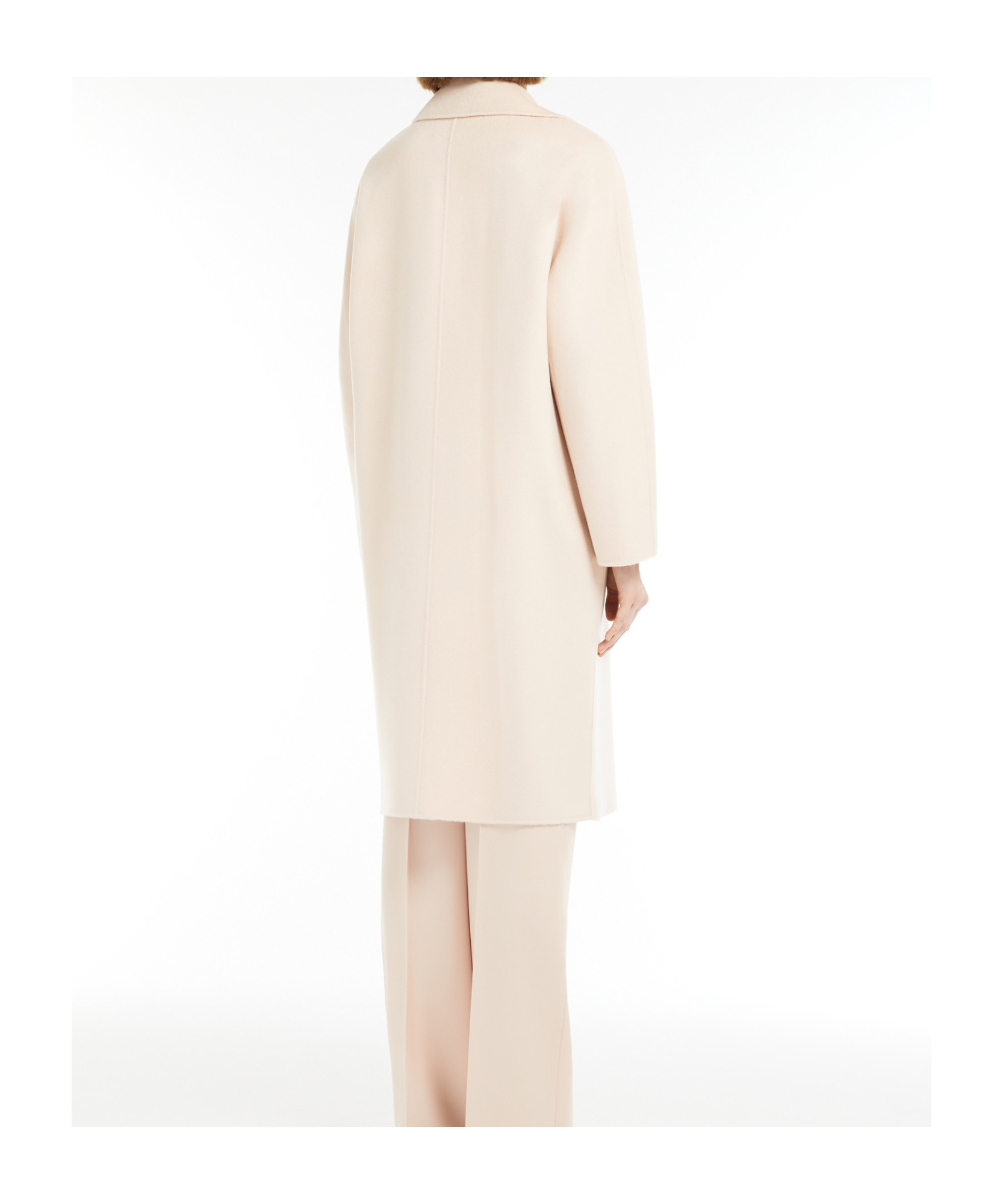 MAX MARA DOUBLE-BREASTED WOOL AND CASHMERE COAT