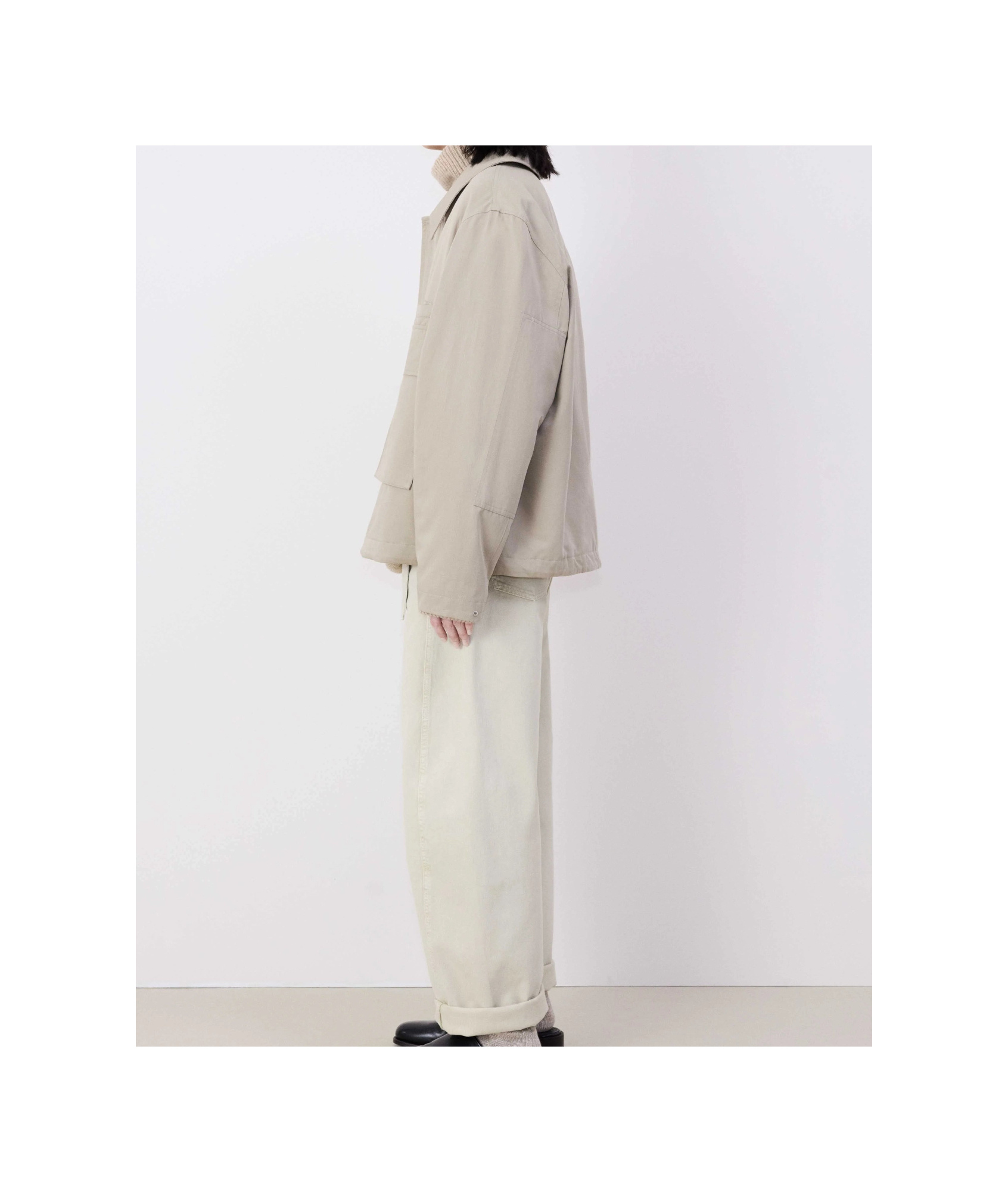 Lemaire 3d Pocket Jacket In Nude