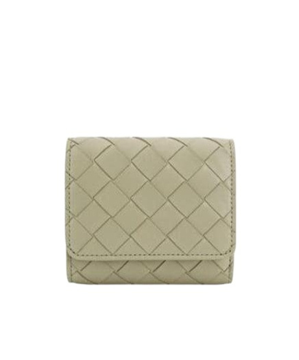 Bottega Veneta Weaving Wallet In Nude