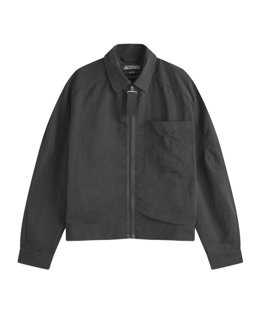 Jacquemus Long-sleeved Casual Jacket In Black