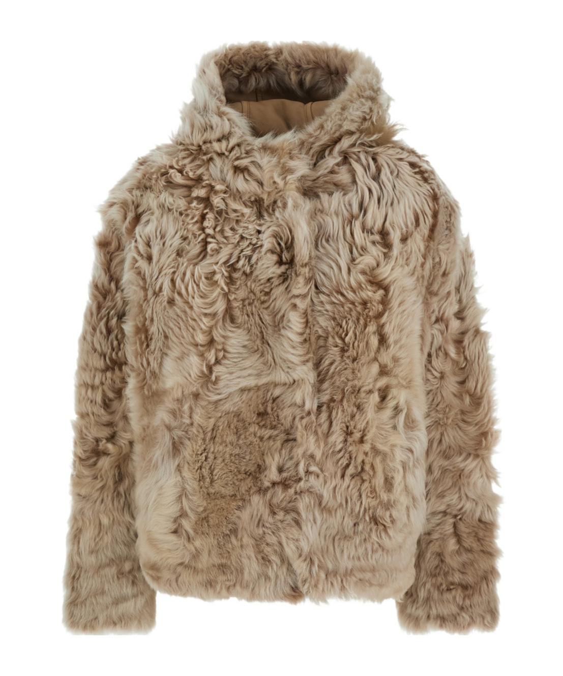 Yves Salomon Long-sleeved Fur In Multi