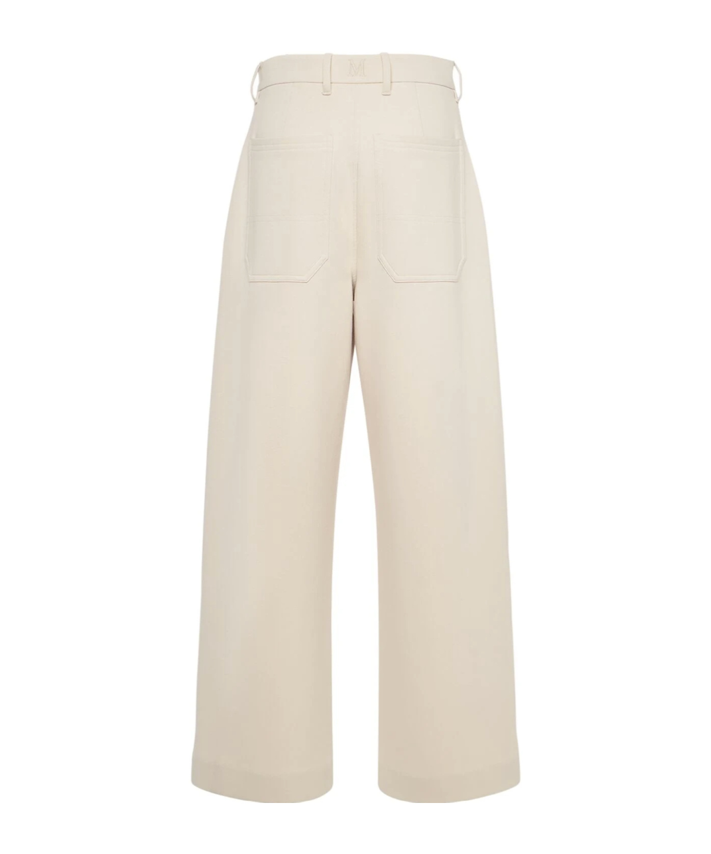 Max Mara Belt-loop Casual Pants In Nude