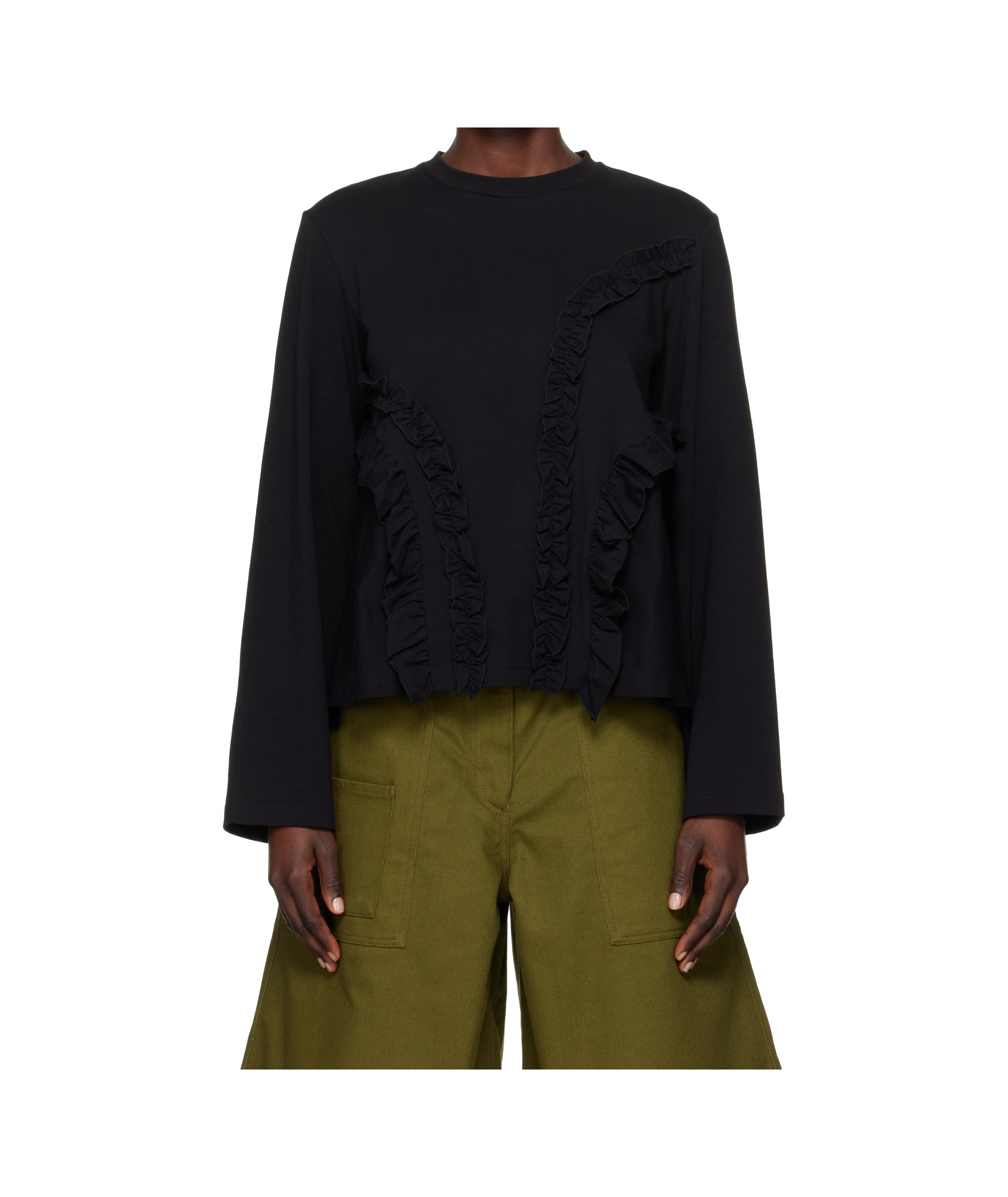 Cecilie Bahnsen Alva T-shirt In Black