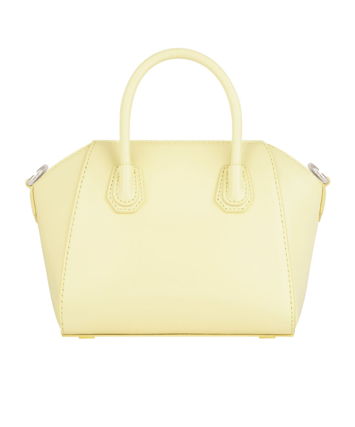 Givenchy Antigona Toy Bag In Soft Yellow And Natural Beige Box Leather In Nude