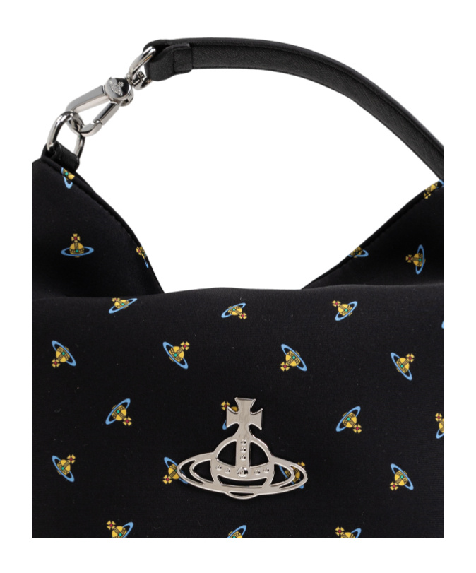 Vivienne Westwood Black Sam Crossbody Bag In Black