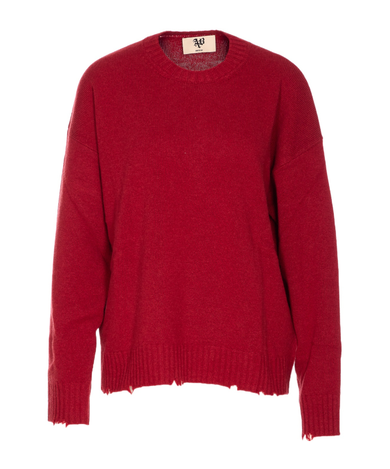 Aniye By Crew Neck Long Sleeve Sweater In Red