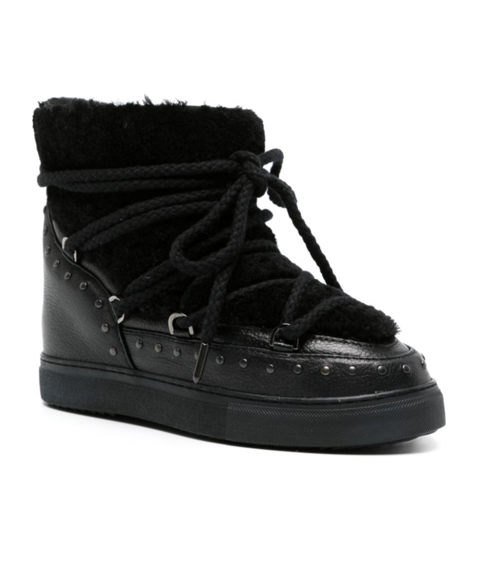Inuikii Rivet-trimmed Boots In Black