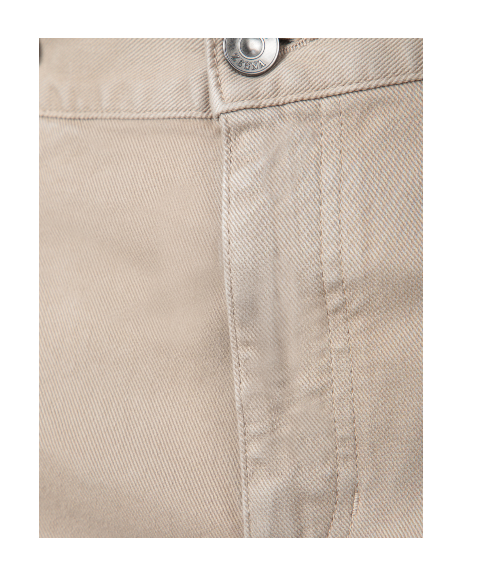Zegna Skinny Jeans In Sand Beige