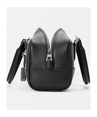 Loewe Womens Black Amazona 23 Cropped Leather Shoulder Bag In Black
