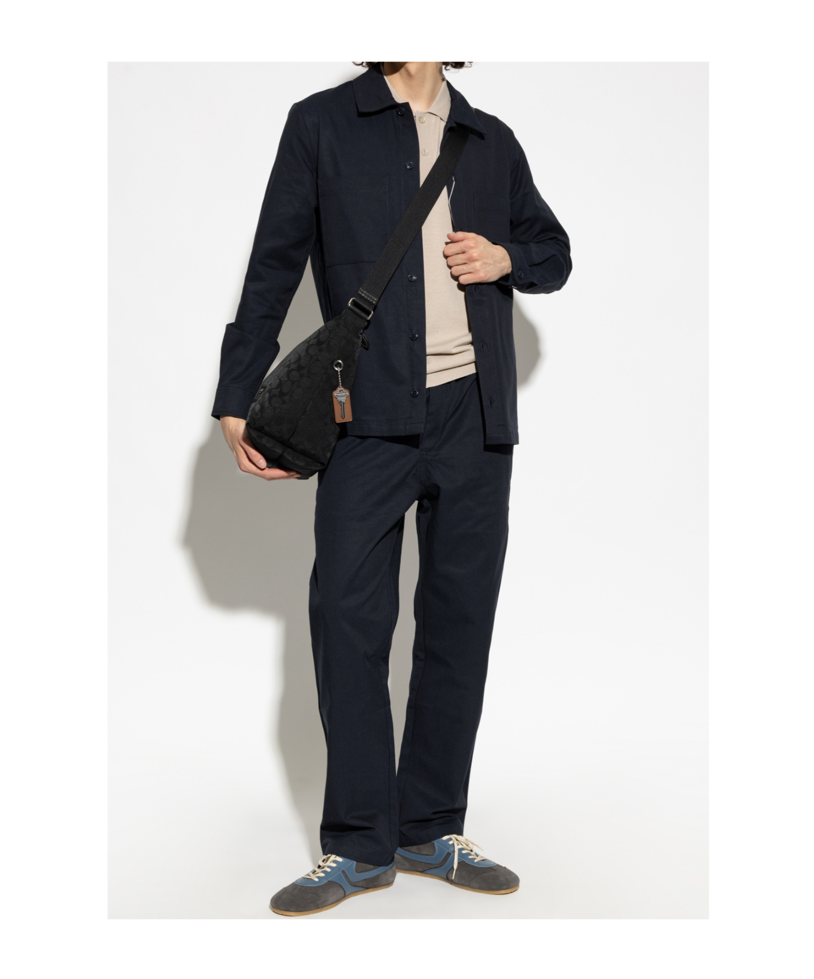 Samsoe & Samsoe Sataka Button-up Shirt Jacket In Blue