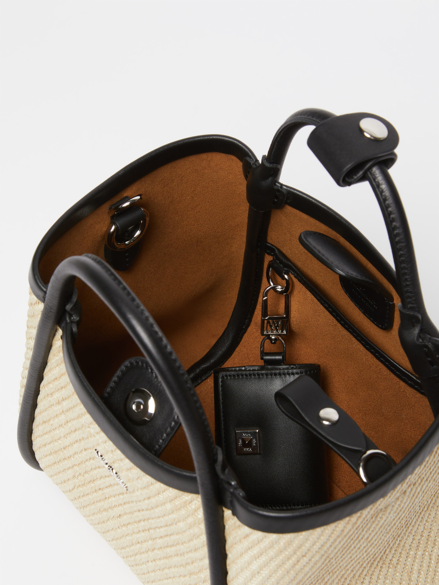 Max Mara Summermarines Handbag Light Blue In Nude