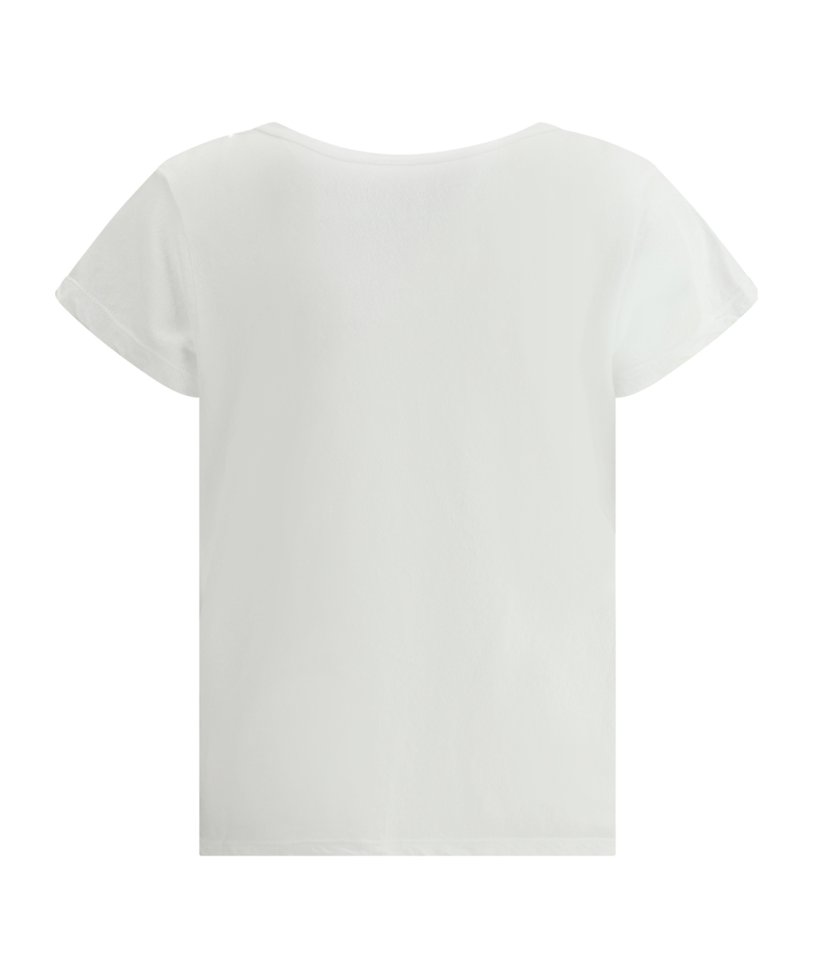 James Perse V-neck Short-sleeved T-shirt In White