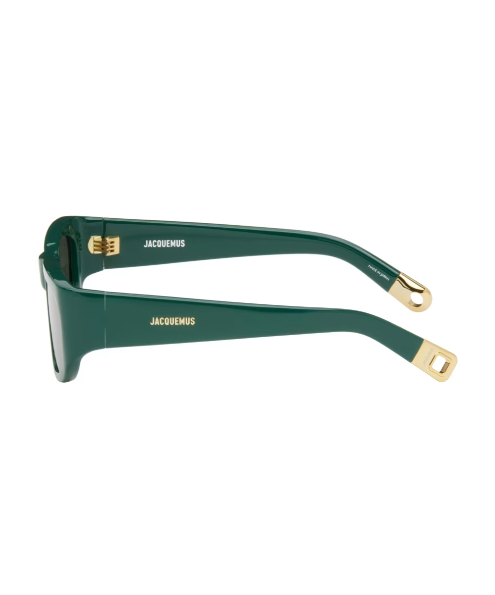 Jacquemus Square Sunglasses In Gray