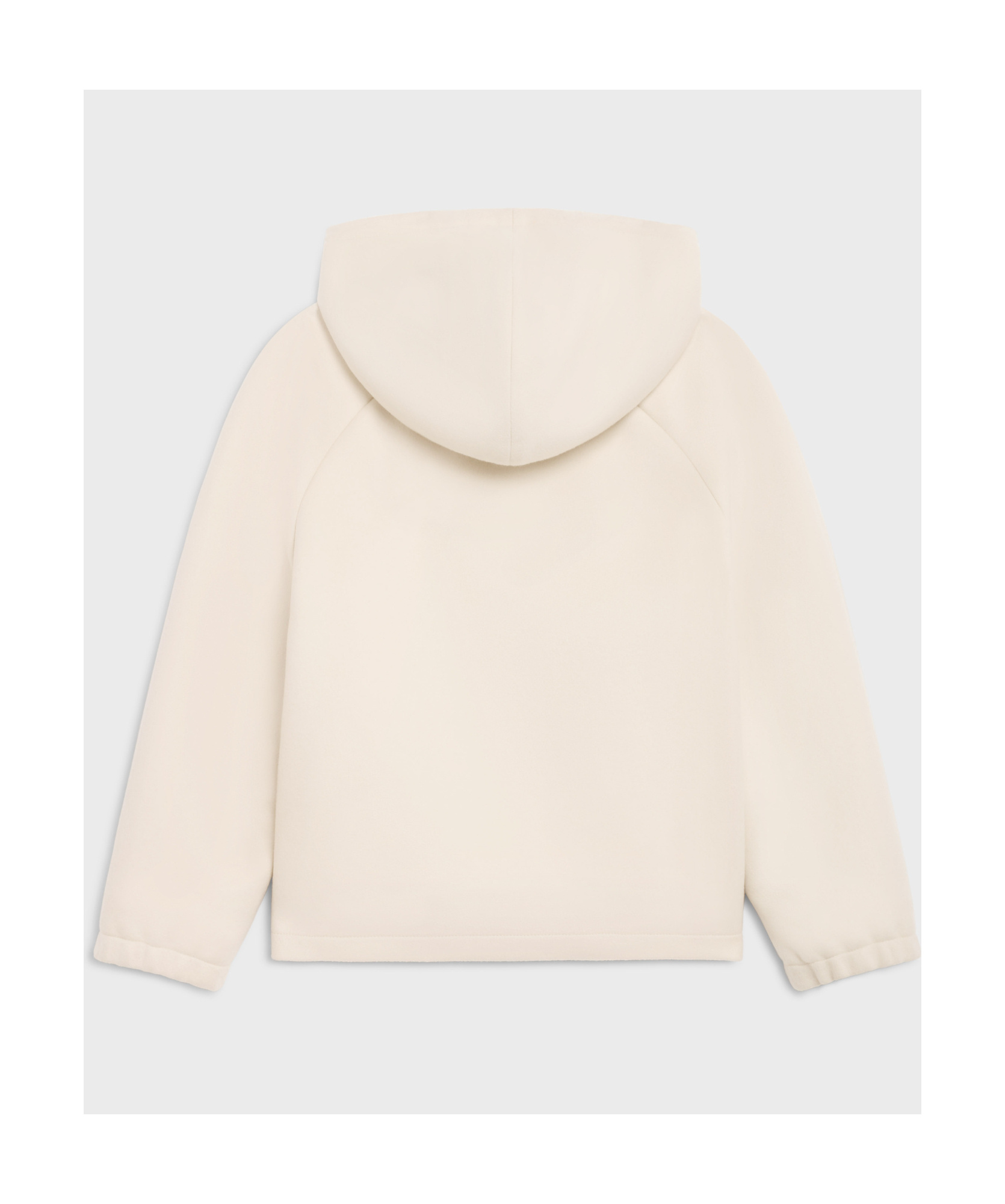 Celine Long Sleeve Hooded Sweatshirt In Ivory