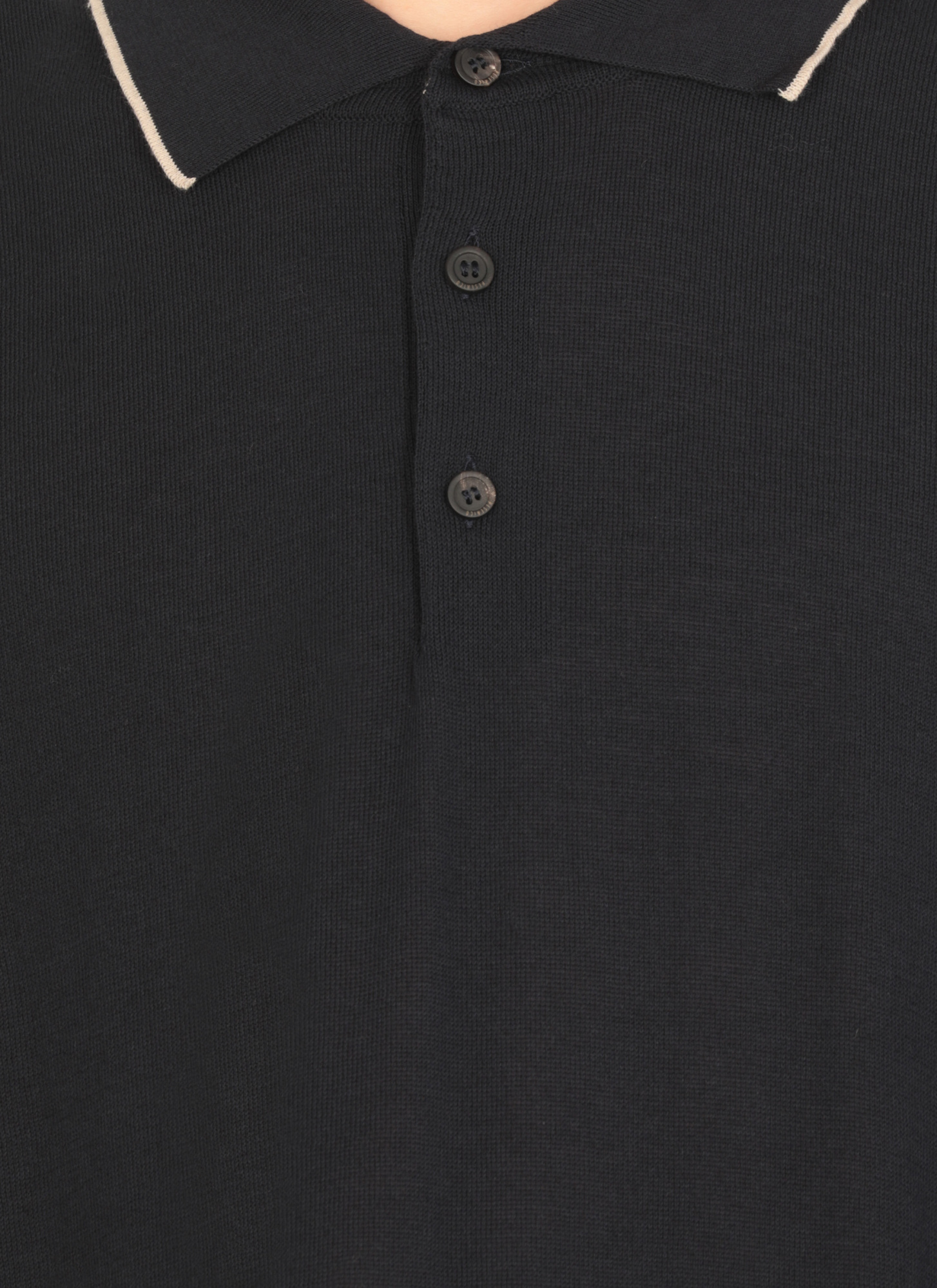 Peserico Cotton Polo Shirt In Black