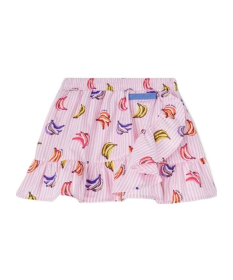 Palm Angels Printed Mini Skirt In Pink