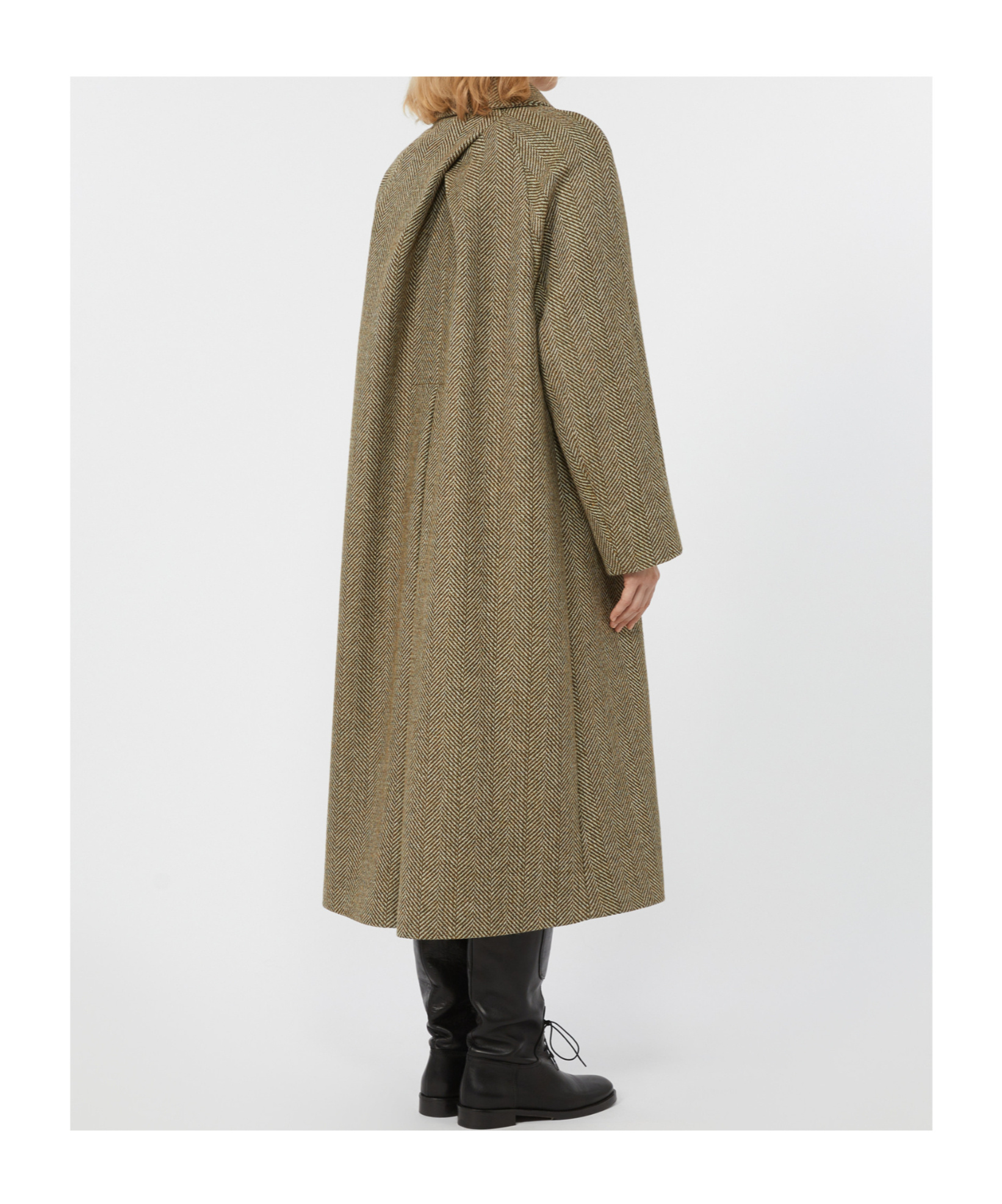 Weekend Max Mara Single-breasted Wool Coat In Brown